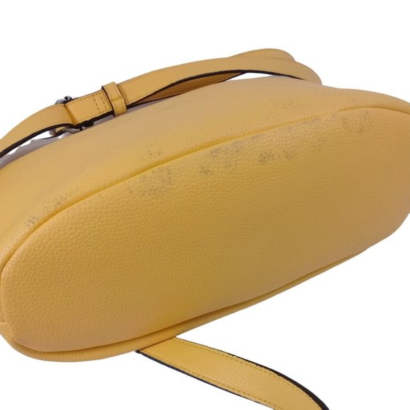 Dana Buchman Shoulder, Hand or Crossbody Bag in Yellow and Tan - Picture 14 of 14